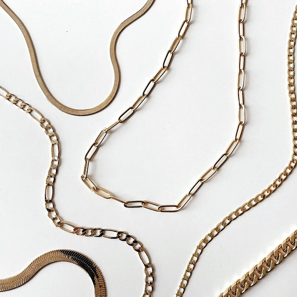 n e w | 14k gold paperclip chain necklace ✨ - Picture 3 of 4